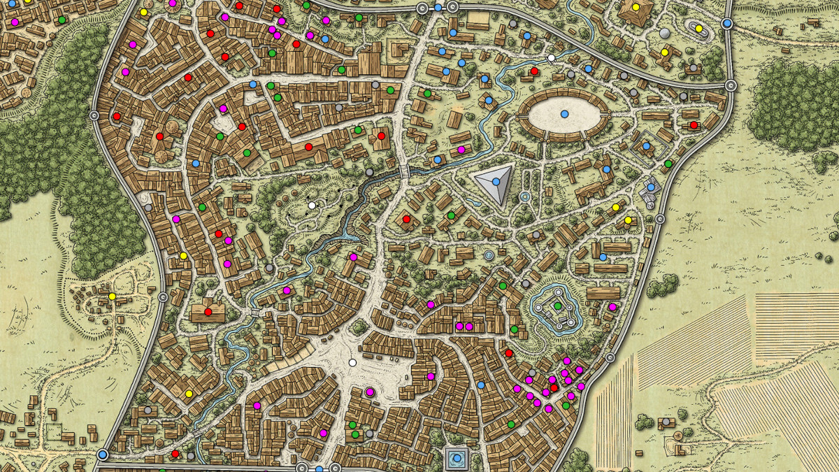 Carte interactive de Faucongris