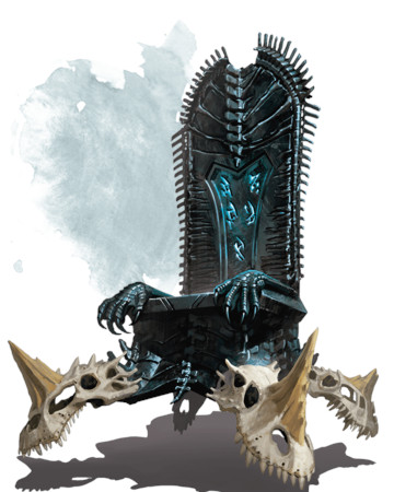 Trône des crânes de dragons