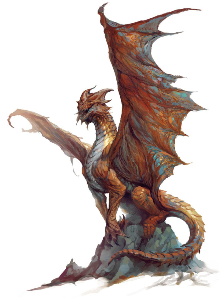 Dragon de cuivre, ancien