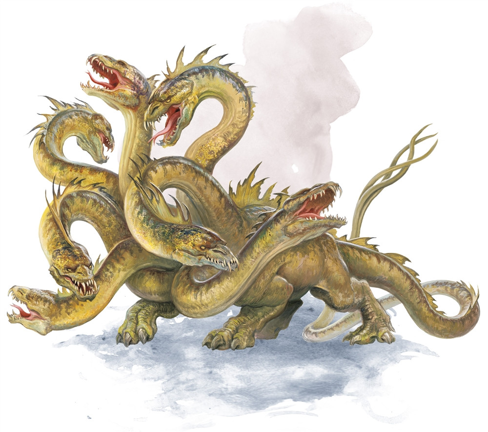 Hydra Monster Stat Block DnD 5e