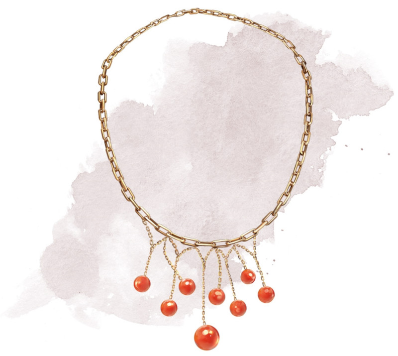 Collier de boules de feu