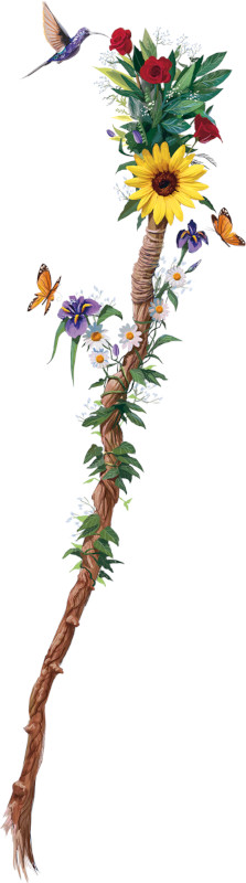 Bâton floral